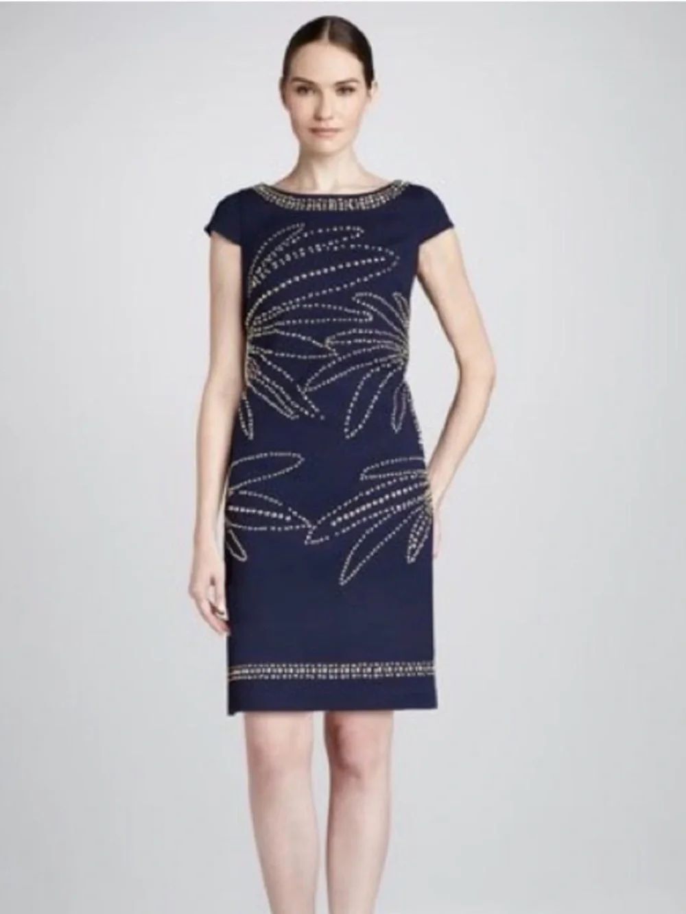 Lilly Pulitzer Studded Navy Dress Size 8
